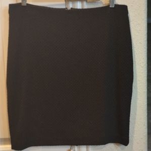 Banana Republic Sz 8 Skirt Wine and Black Pattern